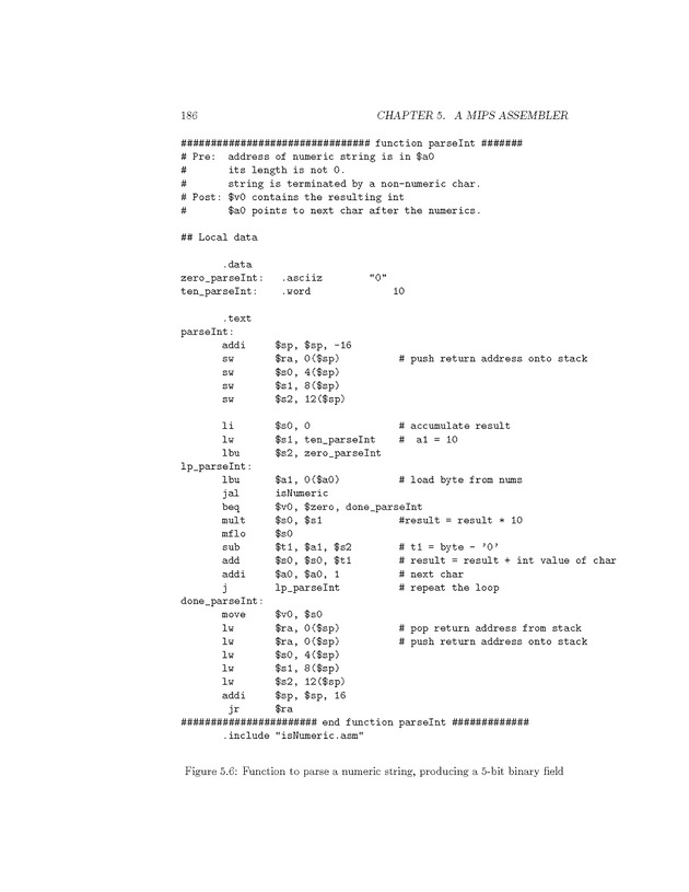 Computer Organization with MIPS - Page 186